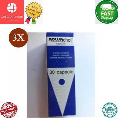 3 X Rowachol Helps to dissolve and prevent Gallstones formation  FAST SHIPPING 