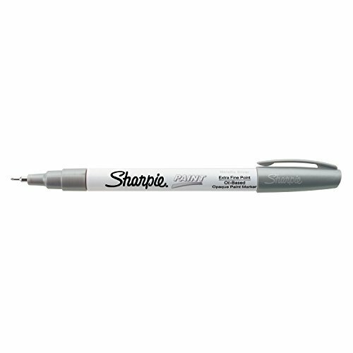 Sharpie Oil-Based Paint Marker, XF Point, Metallic Silver, 1