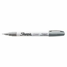 Sharpie Oil-Based Paint Marker, XF Point, Metallic Silver, 1 Count - 35533