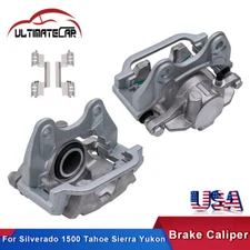 Set 2 Rear Brake Calipers For Chevy Silverado Tahoe GMC Sierra Yukon Cadillac