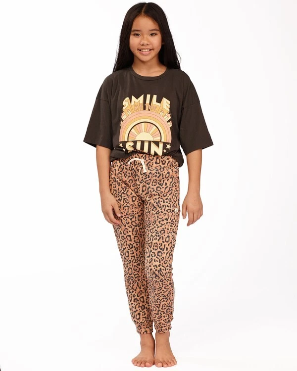 Billabong Youth Girls New Day Sweat Pants Animal New eBay