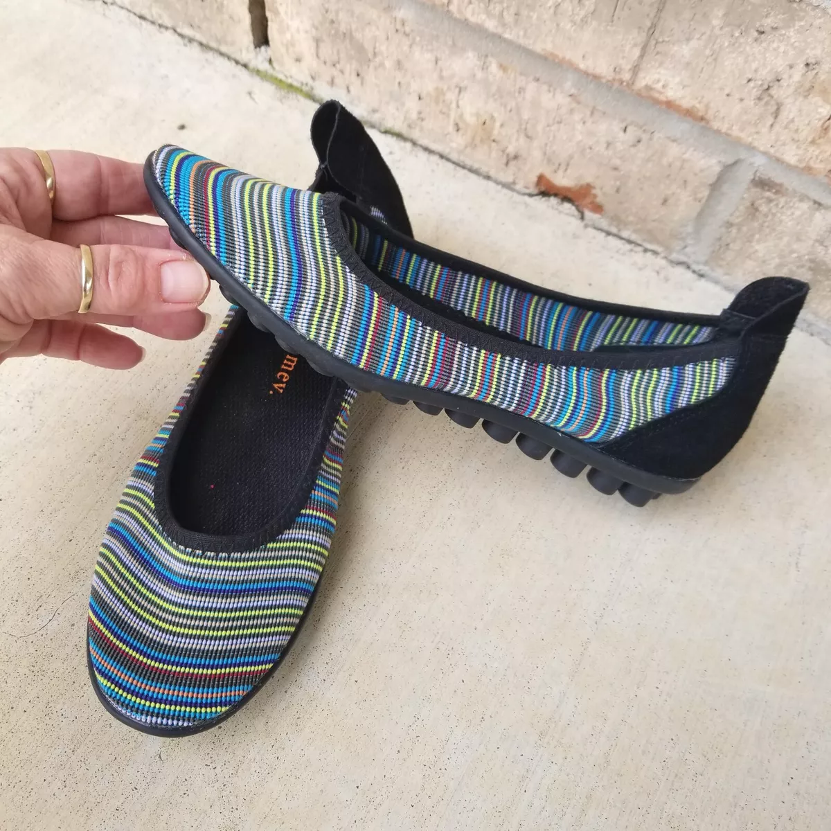 Multi colored hotsell ballet flats
