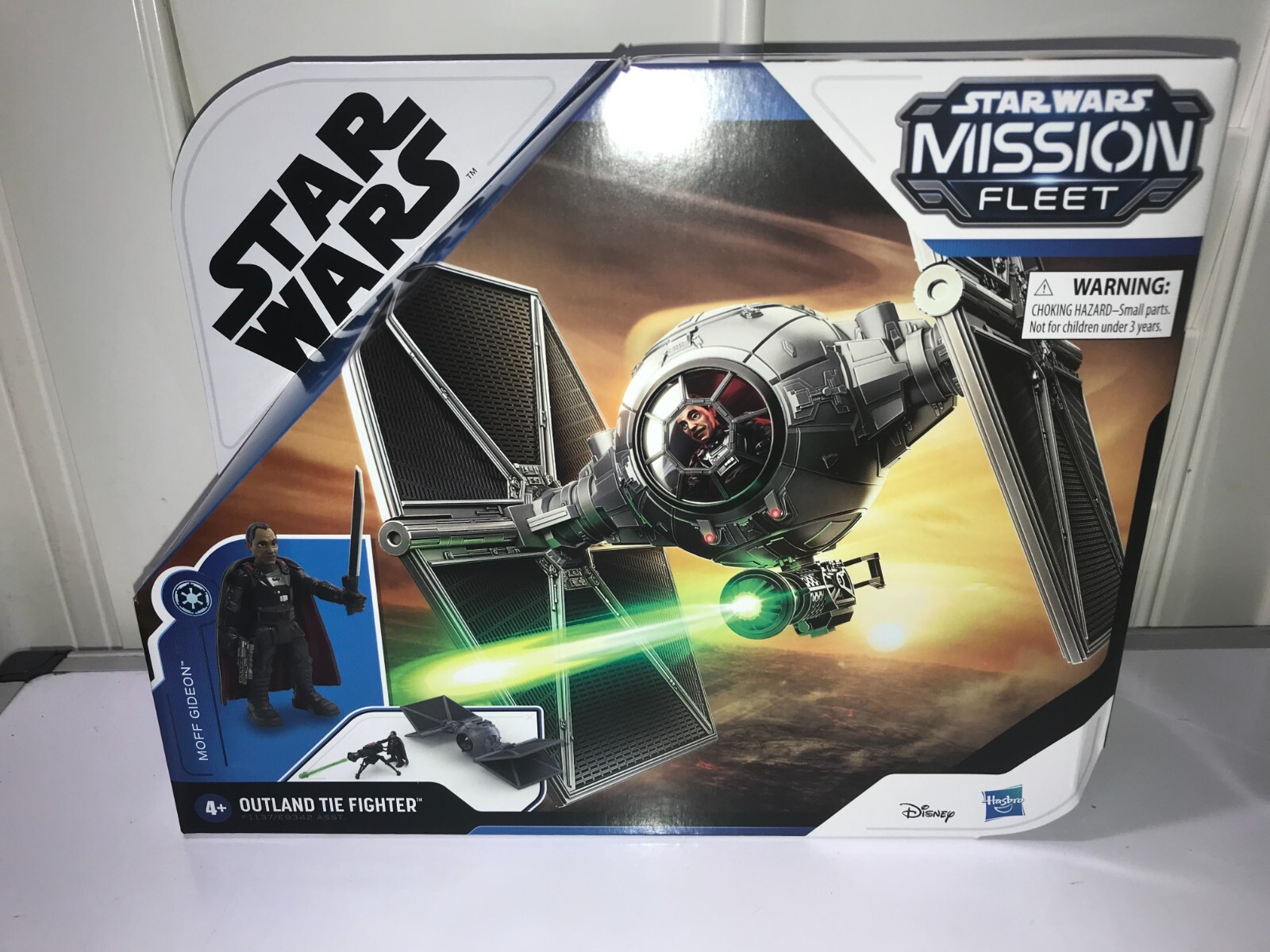 Star Wars Mission Fleet Moff Gideon Action Figure Outland Tie Fighter