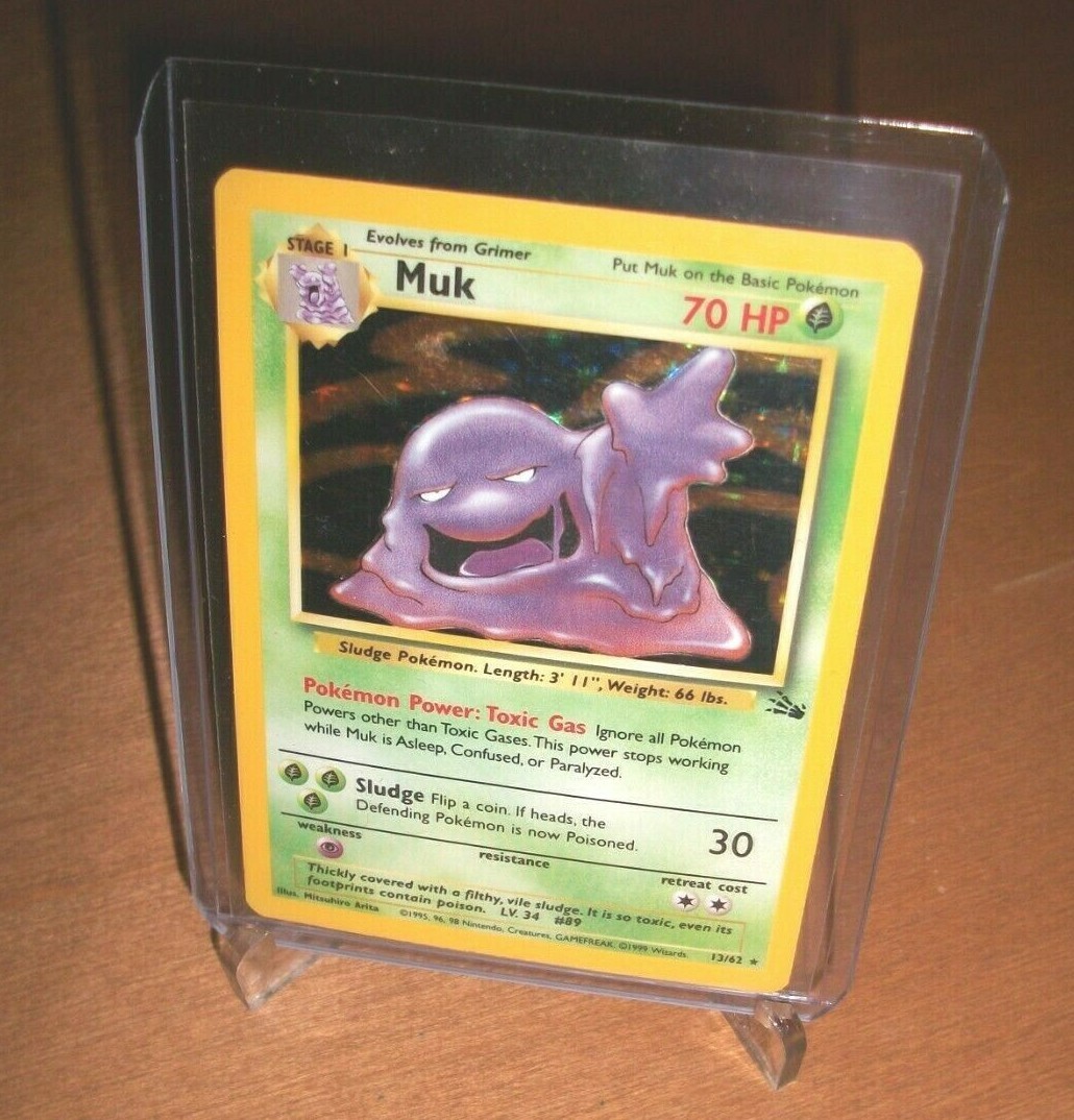 muk pokemon card value 13/62 - - Holo Rare If heads NEW CGC 10 GEM MINT