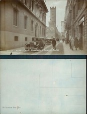 ASTI IN UNA STUPENDA CARTOLINA FOTOGRFICA DI INIZI SECOLO CON AUTO D'EPOCA-62395