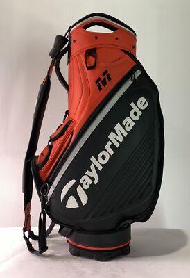 TaylorMade Tour M Staff Golf Bag Red Black Single Strap 6