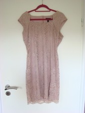 Connected Apparel Damenkleid Ärmellos mit Spitze Damen Größe 12 = ca. 42 altrosa
