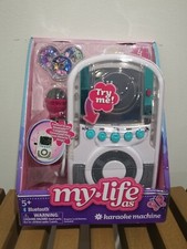 My Life As Bluetooth Karaoke Machine w/ real mic and 3 CDs Set for 18" Doll