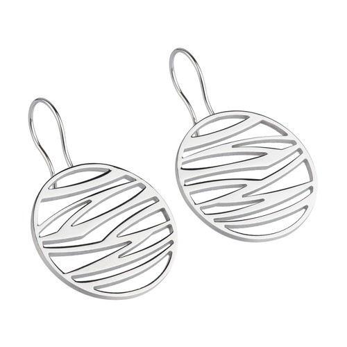 Liebeskind Berlin Orecchini A Cuore In Acciaio Inox – Regalo In Confezione Originale, 0,7 Cm, Collezione Senza Tempo