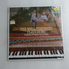 Johann Sebastian Bach Well Tempered Clavichord LP Vinyl Album Record Classical