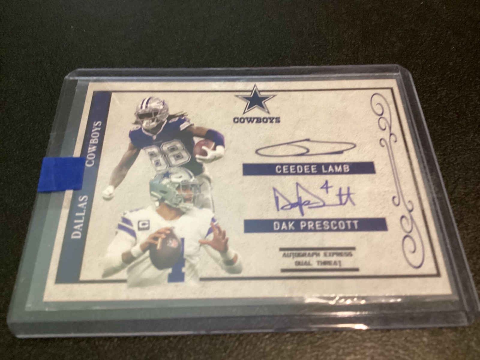CEE DEE LAMB⚡️ROOKIE⚡️/ DAK PRESCOTT, 20 Topps-- ✒️🏈AUTOGRAPHS🏈🖋️
