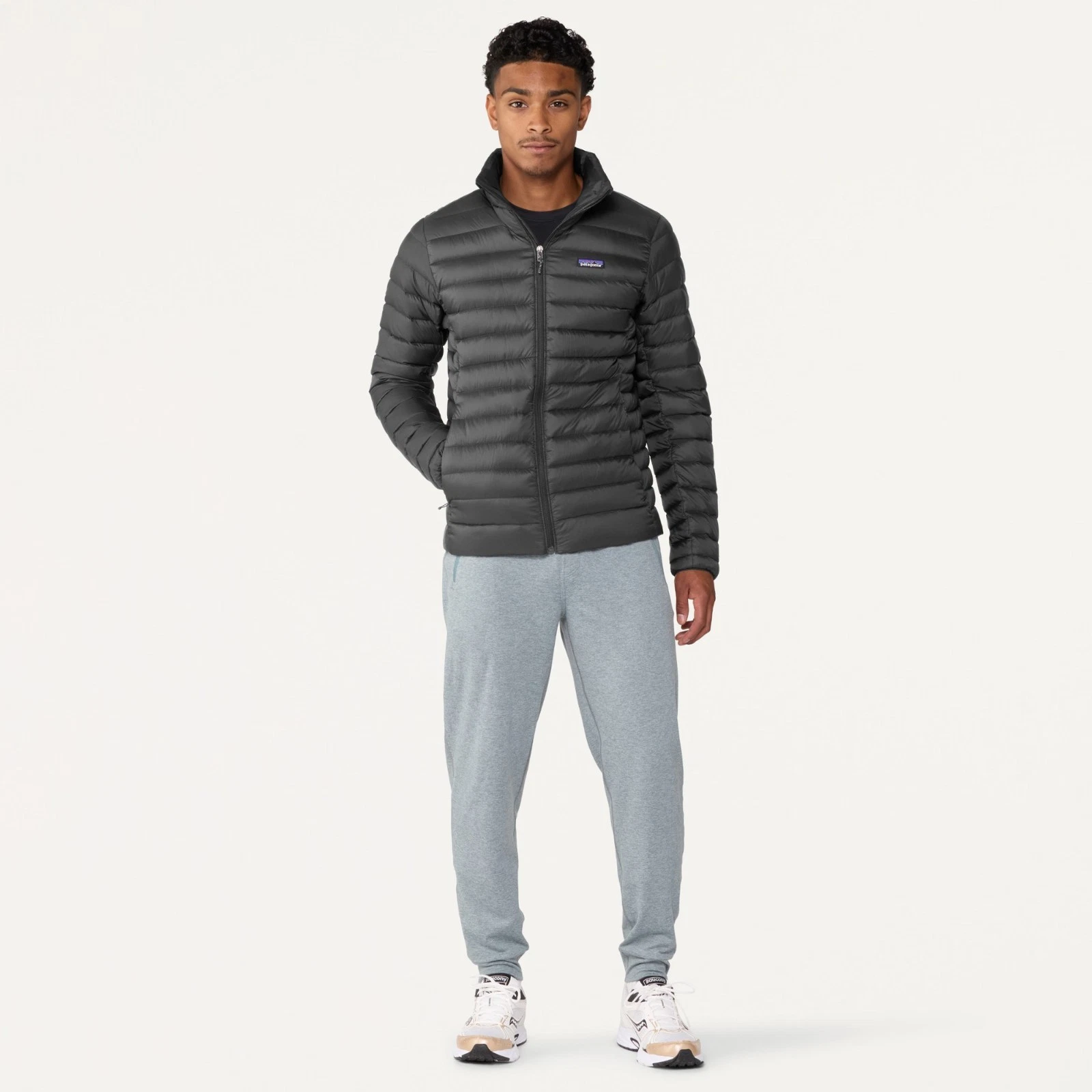 Patagonia Down Sweater - Men's, Color: Black - product detail image 6