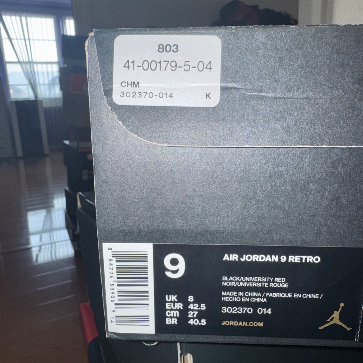 Size 9 - Air Jordan 9 Retro Bred for sale online | eBay display picture 2