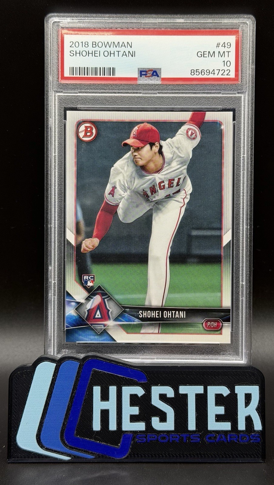 SHOHEI OHTANI - 2018 Bowman Rookie #49 PSA 10 GEM MT