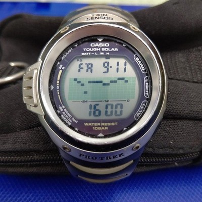 Casio Pro Trek PRG100J Solar Watch Tough Condition From Japan