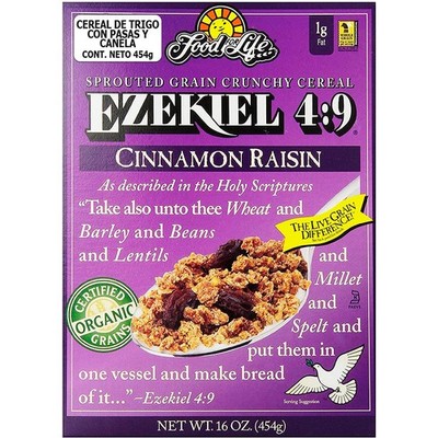 Food For Life Ezekiel 4:9 Organic Sprouted Grain Cereal, 16 Ounce (Pack of 6) 