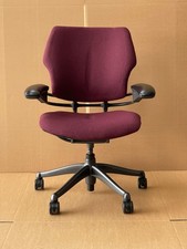 Humanscale Freedom Executive Ergonomic Office Chair Burgundy Fabric VGC
