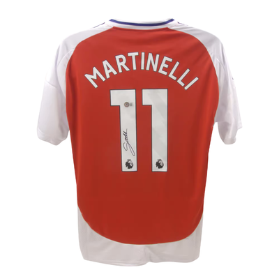 MVPs社 サイン入りサッカーユニフォーム MARTINELLI Gabriel Martinelli Signed Arsenal FC Home Soccer Jersey #11 with