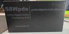 pakedge 8 Port Gigabit Switch Powered by PoE S8Wpde