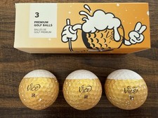 Vice Prost Oktoberfest Beer Golf Balls Limited Edition Sleeve Of 3 New