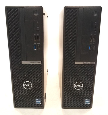 Dell OptiPlex 5000 SFF, i5-12500 CPU@3.0Ghz, 16GB RAM, No HDD/OS - Lot of 2