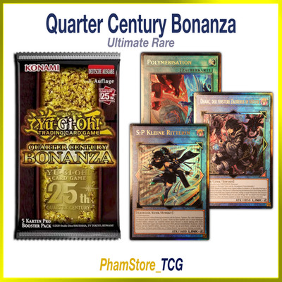 YuGiOh! Quarter Century Bonanza - Ultimate Rares - Einzelkarten zur Auswahl