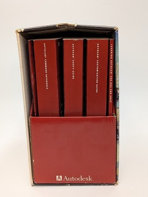 Autodesk AutoCAD Release 13 Documentation Pack  (5 Books) & Box - No Software