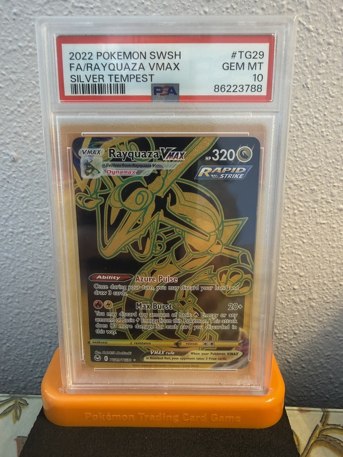 PSA 10 Rayquaza VMAX TG29/TG30 SWSH Silver Tempest Trainer Gallery Pokémon TCG