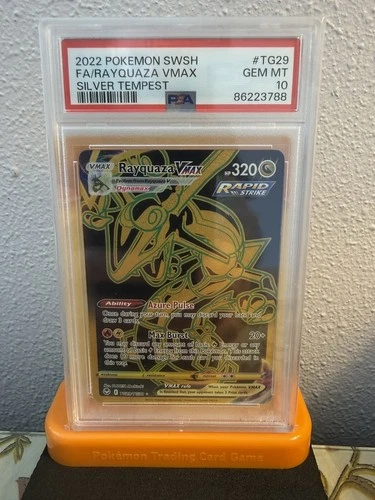 PSA 10 Rayquaza VMAX TG29/TG30 SWSH Silver Tempest Trainer Gallery Pokémon TCG