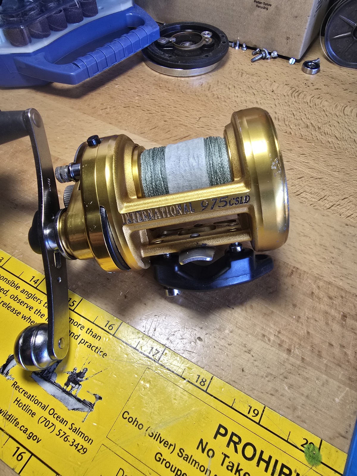 Penn International 975CSLD Lever Drag Baitcaster Reel Made I