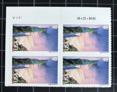 Briefmarken USA - SC# C133 - POSTFRISCH - Plattenblock - SCV = 4,25 $