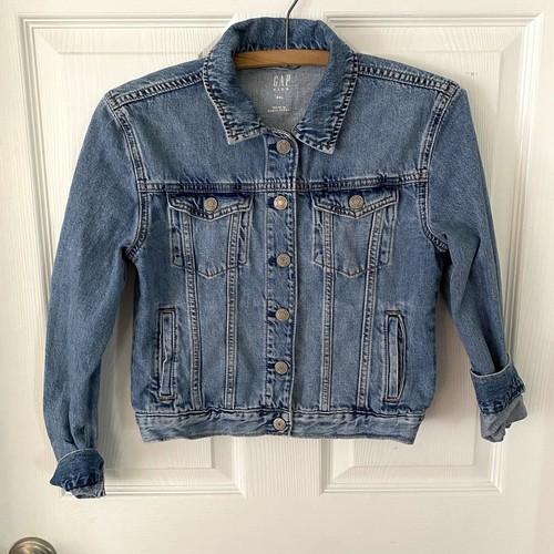 GAP Kids Heart Tie-Dye Denim Jacket Girls XXL - Picture 2 of 13