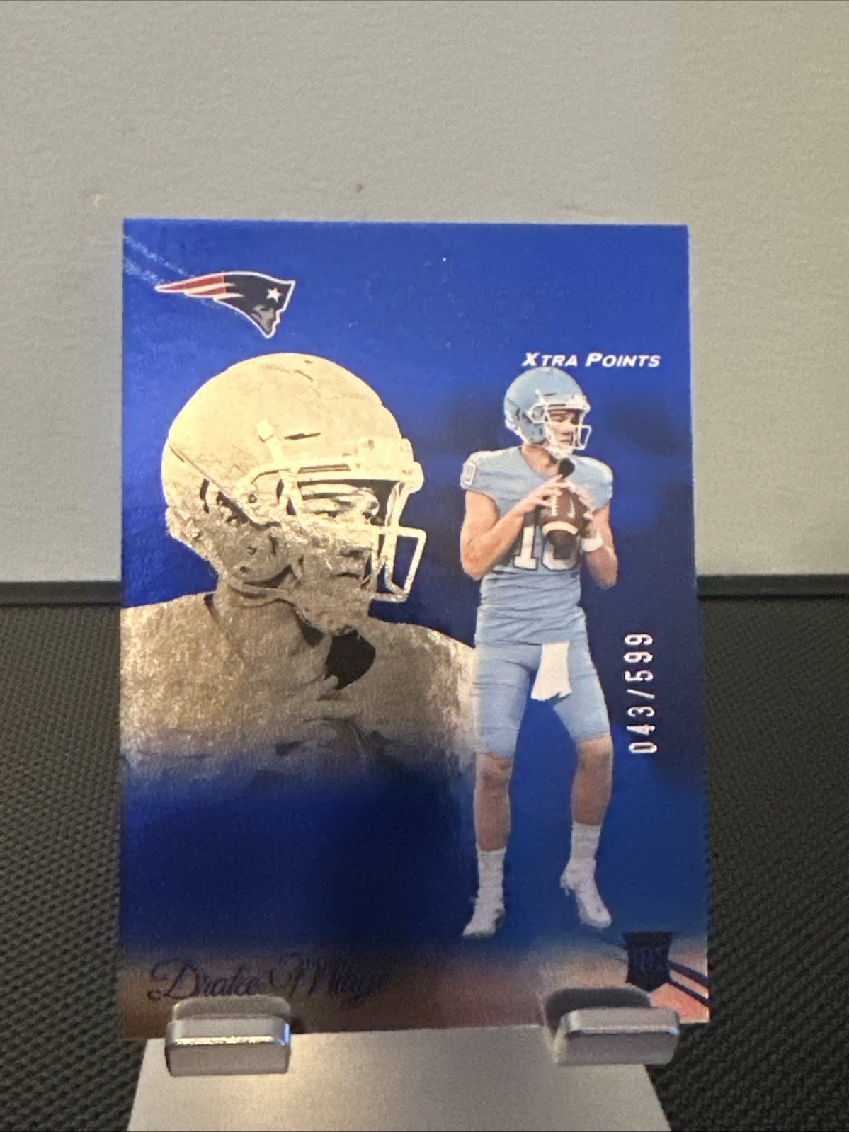 2024 Panini Prestige - Rookies Drake Maye #304 Xtra Points Blue /599 (RC)