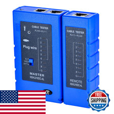 Optimal Shop Network Cable Tester Test Tool Rj45 Rj11 Rj12 Cat5 Cat6 Utp Usb