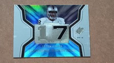 2007-UPPER DECK SPX-RANDY MOSS WINNING MATERIALS STATS JERSEY-RAIDERS