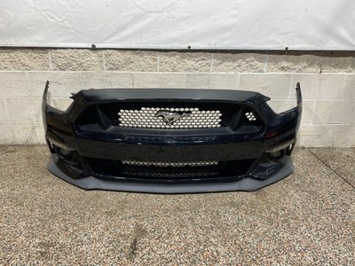 2016 FORD MUSTANG GT OEM FRONT BUMPER ASSEMBLY LOADED WITH GRILLS FOGS LIP USED