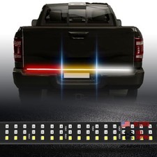 48" Tailgate Light Bar, Aluminum Frame Triple Row LED Tailgate 48" Amber Turn
