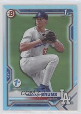 2021 Bowman Draft 1st Edition Sky Blue Foil Maddux Bruns #BD-126 0yr2