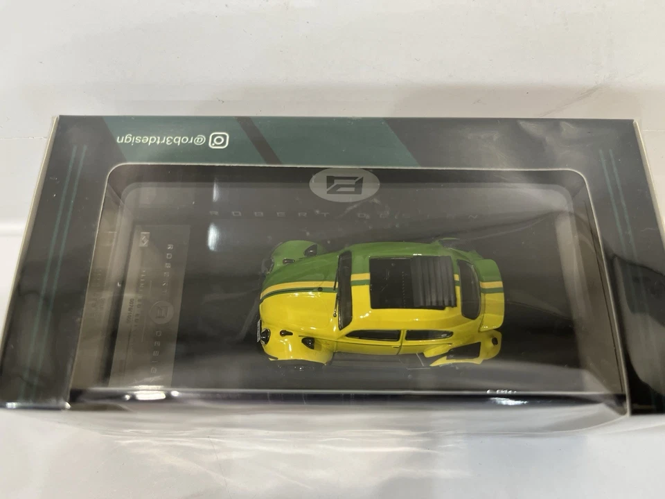 1/64-IM-ROBERT DESIGN BRAZIL - VW BEETLE RWB - YELLOW/GREEN-LIMITED EDT.-SEALED - Imagen 2 de 3