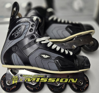 Mission Proto SV Violator Inline Hockey Skates Hi Lo Aluminum 80/72mm 13D Black