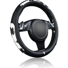 Car Steering Wheel Cover Gel Massage Velvet Cool Warm Universal Size 15 Inche... Car Steering Wheel Cover Gel Massage Velvet Cool Warm Universal Size 15 Inche...