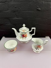 Johnson Brothers Fresh Fruit Tea Pot Milk Jug and Sugar Bowl Set
