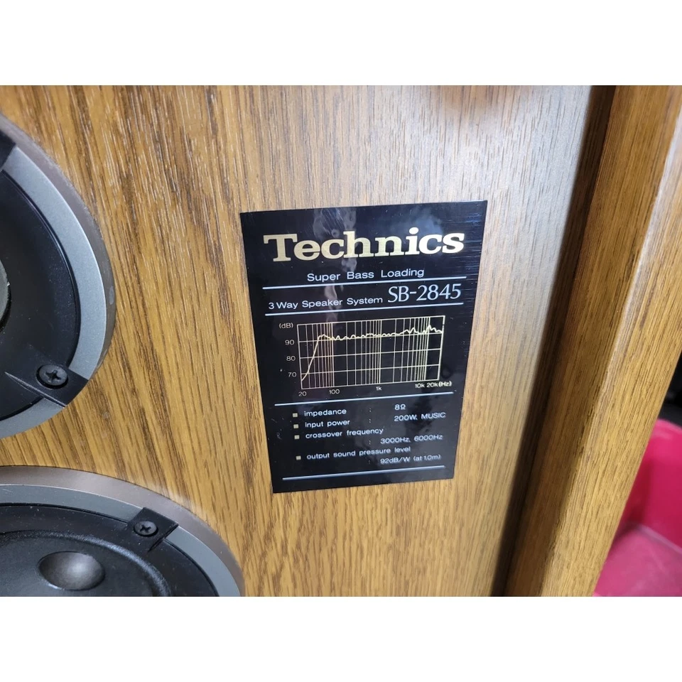 Altavoces de torre Technics SB-2845 de colección - Probados - Solo recogida local Foto 3 de 4