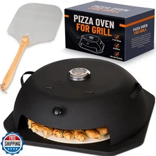 HeatGuard Pro Geras Pizza Oven for Grill - Grill Top Pizza Oven F