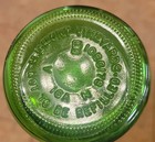 Vintage M LAMONT VINEYARDS  2/5 pint Green Glass Empty Wine Cruets Bottles. — photo 3