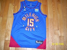 Denver Nuggets Mile High City Nikola Jokic NBA Jersey Size 50 Large