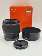 Ask £27 Cashback - Unused Sony SEL50F18F FE-Mount 50mm F1.8 Lens