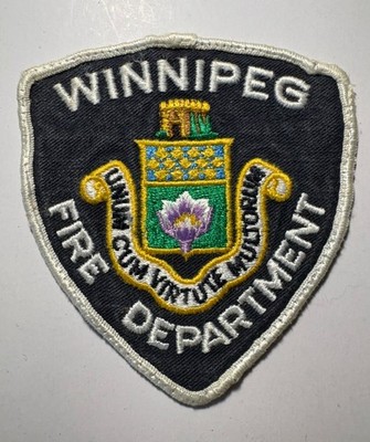 Winnipeg Fire Department Patch ~ Canada