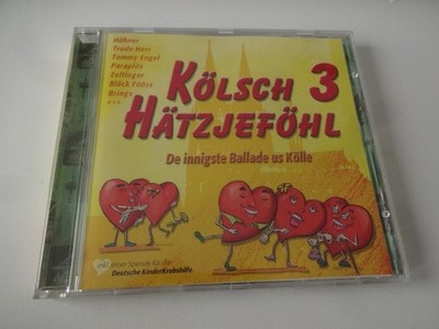 Album CD Kölsch HÄTZJEFÖHL 3 De innigste Ballade us Kölle Trude Herr, Brings Jot