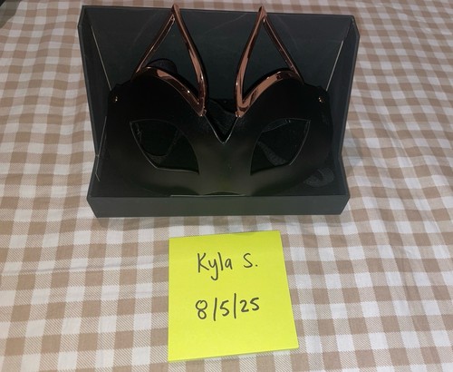 Máscara de zorro Honey Birdette oro rosa
